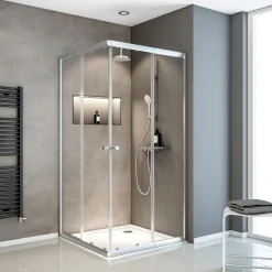 Schulte Eckeinstieg Sunny 75-90 x 180 x 75-90 cm