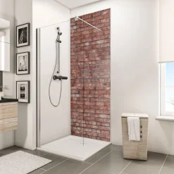 Schulte ExpressPlus Duschrueckwand DecoDesign Dekor Klinker 2550 x 1500