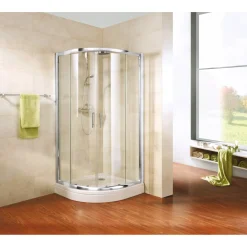 Schulte Runddusche Kristall Trend II Radius 550 mm 185 x 90 cm