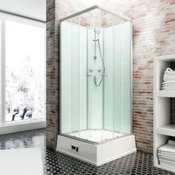 Schulte Wellnesskabine Korfu II Boiler und Pumpe light-grün