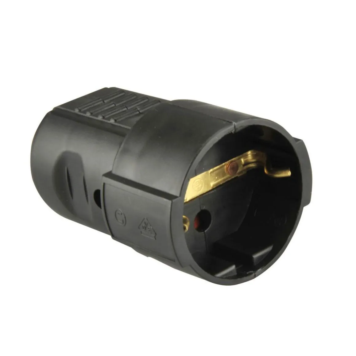 Schutzkontakt-Kupplung mit Knickschutz