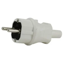 Schutzkontakt-Stecker mit Knickschutz bruchfest