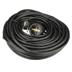 Schutzkontakt-Verlängerung 25 m schwarz
