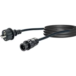 Schwaiger Anschlusskabel Batterie auf Schuko für Wechselrichter 5 m