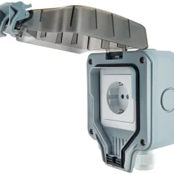 Schwaiger Außensteckdose Aufputz 1-fach IP66