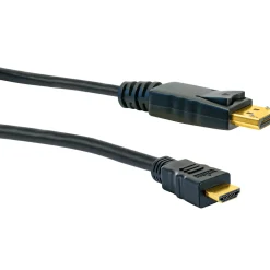 Schwaiger DisplayPort HDMI Adapterkabel 2 m schwarz