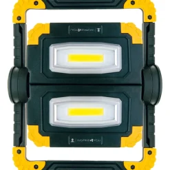 Schwaiger LED-Akku-Strahler 2 x 10 W 2 x 500 lm mit Powerbank Funktion