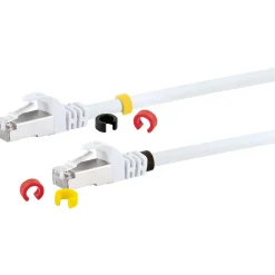 Schwaiger Netzwerkkabel CAT7 0,5 m weiß