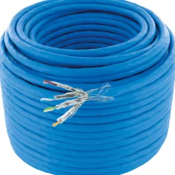 Schwaiger Netzwerkkabel CAT8.1 50 m blau