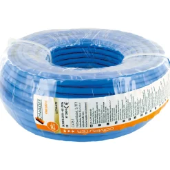 Schwaiger Netzwerkkabel CAT8.1 50 m blau