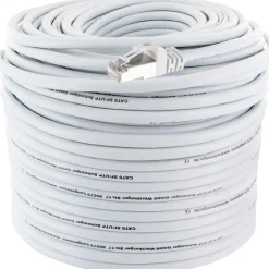 Schwaiger Netzwerkkabel CAT6 50 m weiß