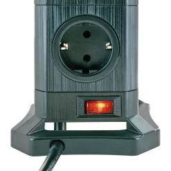 Schwaiger Steckdosentower 5-fach mit 2-fach USB A mit USB C