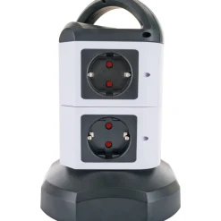 Schwaiger Steckdosentower 7-fach mit 2-fach USB