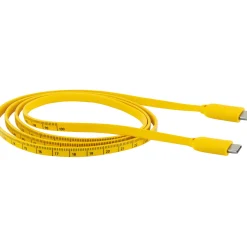 Schwaiger Sync und Ladekabel Typ C mit Maßband 1,2 m