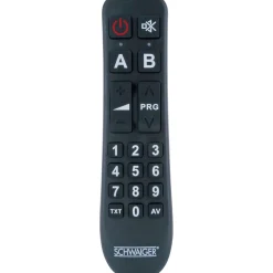 Schwaiger Universalfernbedienung Comfort Plus 2in1 schwarz