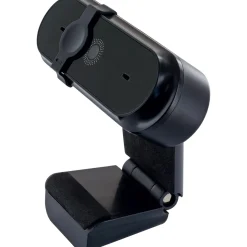 Schwaiger Webcam schwarz mit integrierter Abdeckung