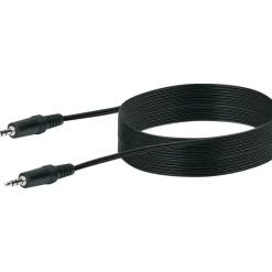 Schwaiger Audio-Anschlusskabel-Klinkenstecker 5m schwarz