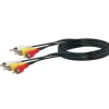 Schwaiger AV-Cinch-Video-Verbindungskabel 1,5 m schwarz