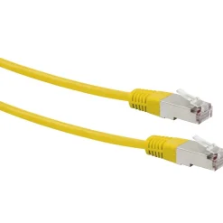 Schwaiger CAT5e-Netzwerkkabel gelb 2 m