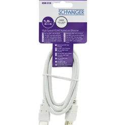 Schwaiger HDMI-Kabel 1,5m weiß
