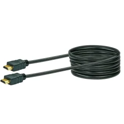 Schwaiger HDMI-Kabel mit Ethernet 3m schwarz Goldkante
