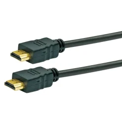 Schwaiger HDMI-Kabel mit Ethernet 3m schwarz Goldkante