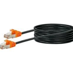 Schwaiger Netzwerkkabel CAT 7 5m schwarz