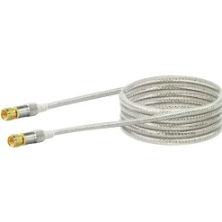 Schwaiger SAT-Antennenkabel 110 dB 1,5 m transparent-white