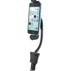 Schwaiger Smartphone-Halterung mit Apple-Lightning Anschluss 12 V für Auto/KFZ/Zigarettenanzünder