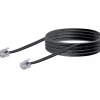 Schwaiger Telefonkabel 6 m schwarz