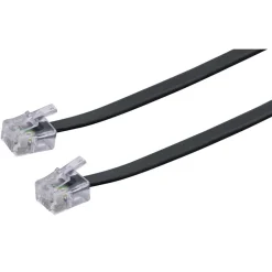 Schwaiger Telefonkabel 6 m schwarz