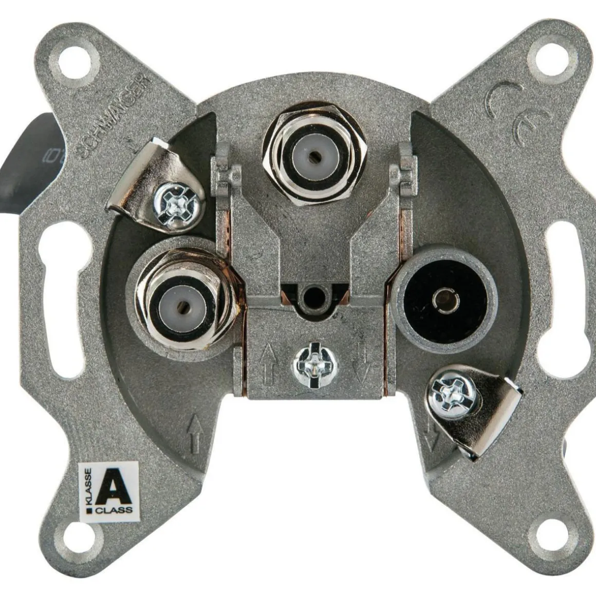 Schwaiger TWIN Stichleitungsdose SAT-Zf-Anschluss 2fach