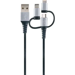 Schwaiger Universal-Ladekabel 3in1 1,5m