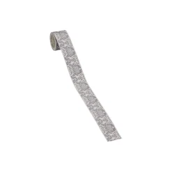 Selbstklebende Borte grau-weiß 5 m