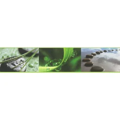 Selbstklebende Borte Wellness grün