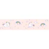 Selbstklebende-Borte Einhorn rosa 5 m