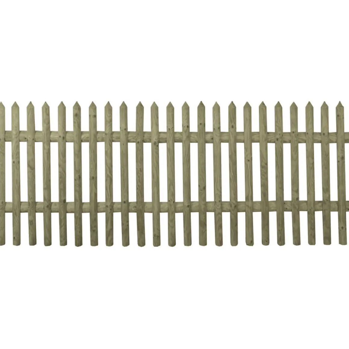 Senkrechtzaun 250 x 80 cm Latten 55 mm