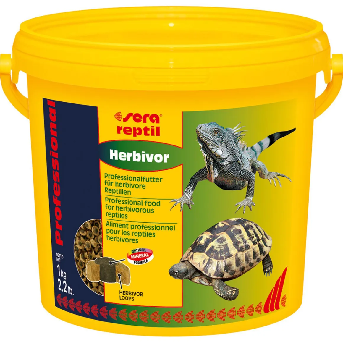 sera reptil Professional Herbivor 3,8 l / 1 kg