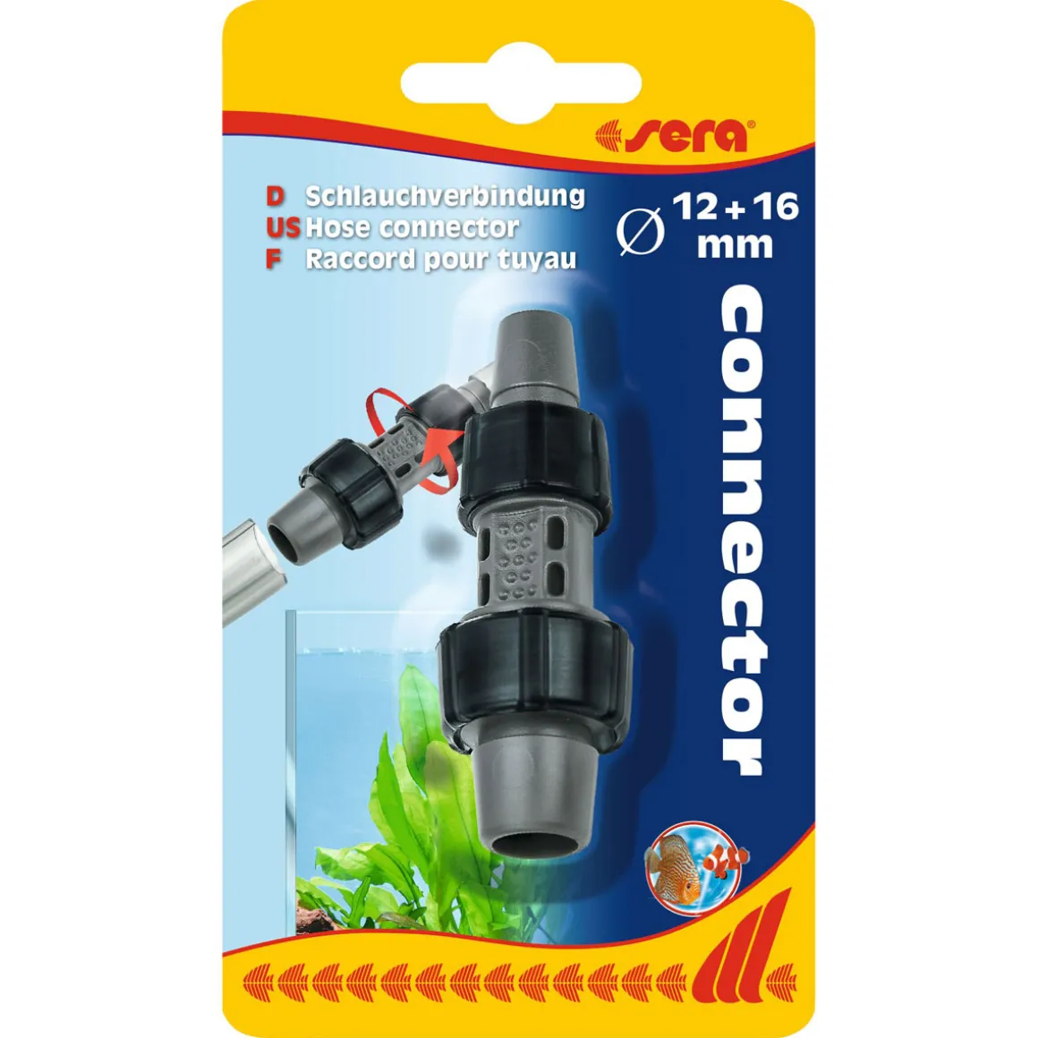 sera Schlauchverbindung für Ø 12 + 16 mm