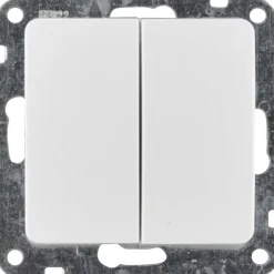 Serienschalter Monaco ultraweiß 10,5 x 8,2 x 5,5 cm