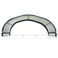 ShelterLogic Weidezelt Überdachung 13,7 m² 370x370x170cm Grün