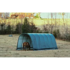 ShelterLogic Weidezelt Run-In-Shed 29,2m² 730x400x300cm Grün