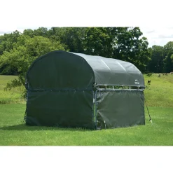 ShelterLogic Weidezelt Seitenverkleidung ohne Stahlgestell 370x150cm Grün