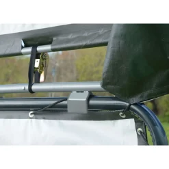 ShelterLogic Weidezelt Seitenverkleidung ohne Stahlgestell 370x150cm Grün