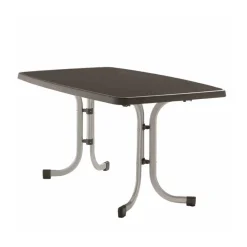 SIEGER Boulevardtisch 253 150 x 90 x 72 cm höhenverstellbar graphit/anthrazit