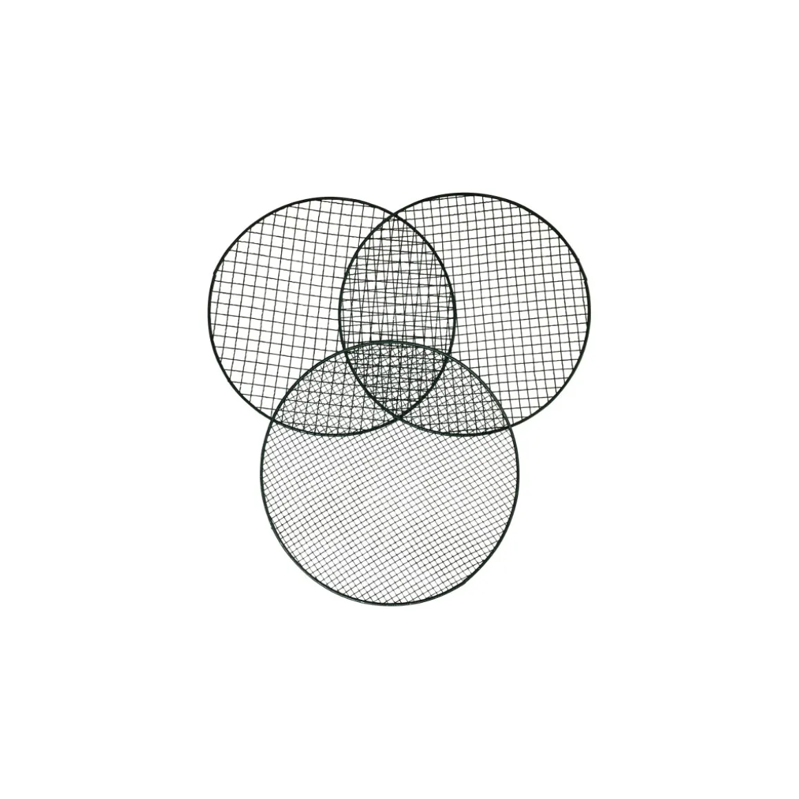 SIENA GARDEN Metall Gartensieb 3 Einleger 37 x 32 x 7,5 cm