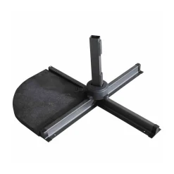 Siena Garden Bodenplatte Celona 22,5 kg 55 x 49 x 4 cm Granit schwarz