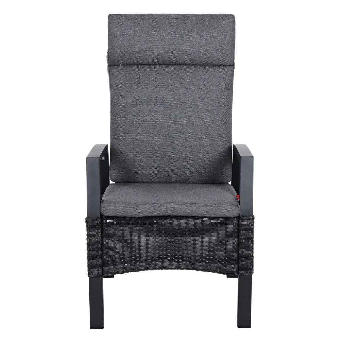 Siena Garden Positionssessel Taranto Aluminium-Gestell anthrazit Gardino-Geflecht