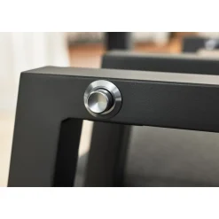 Siena Garden Positionssessel Taranto Aluminium-Gestell anthrazit Gardino-Geflecht