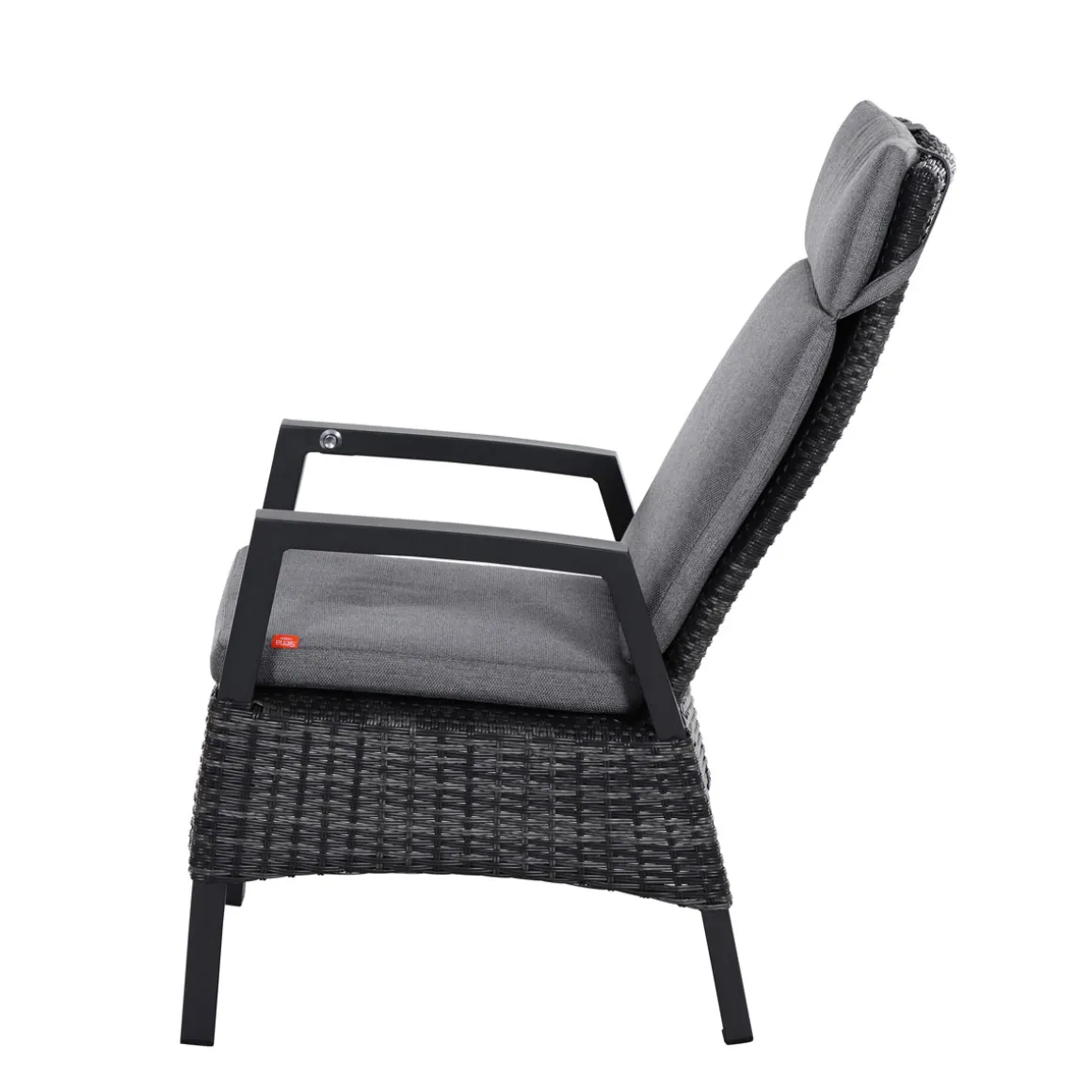 Siena Garden Positionssessel Taranto Aluminium-Gestell anthrazit Gardino-Geflecht